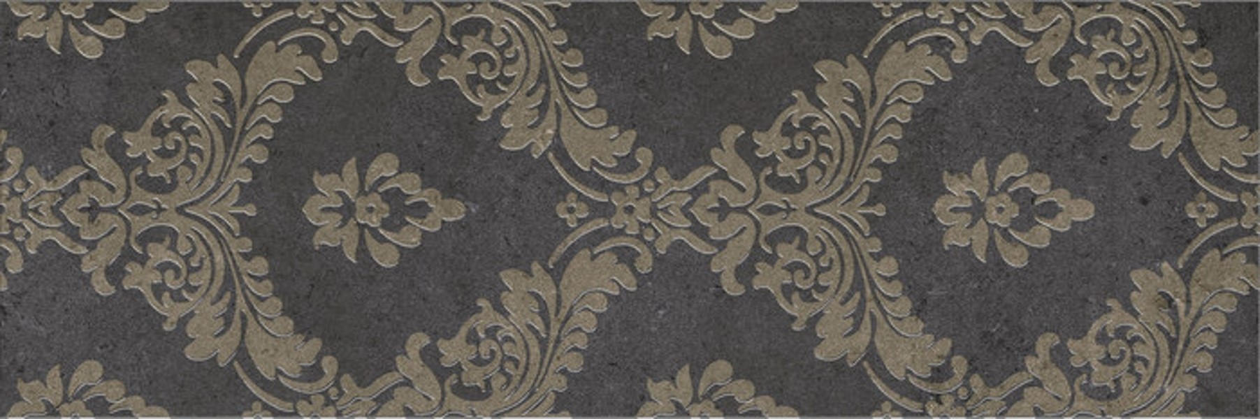 Декор Silvia black decor 01 300x900 черный 010301002140 фото