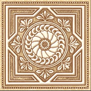 Декор напольный Византия 70x70 коричневый фото