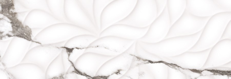Плитка настенная  Royal Bianco Rel. R 242x700 белая фото