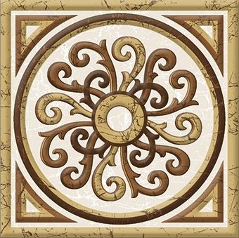 Декор напольный Будапешт 60x60 бежевый фото