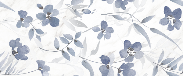 Декор настенный Scarlett white decor 01 250x600 белый 010300000225 фото