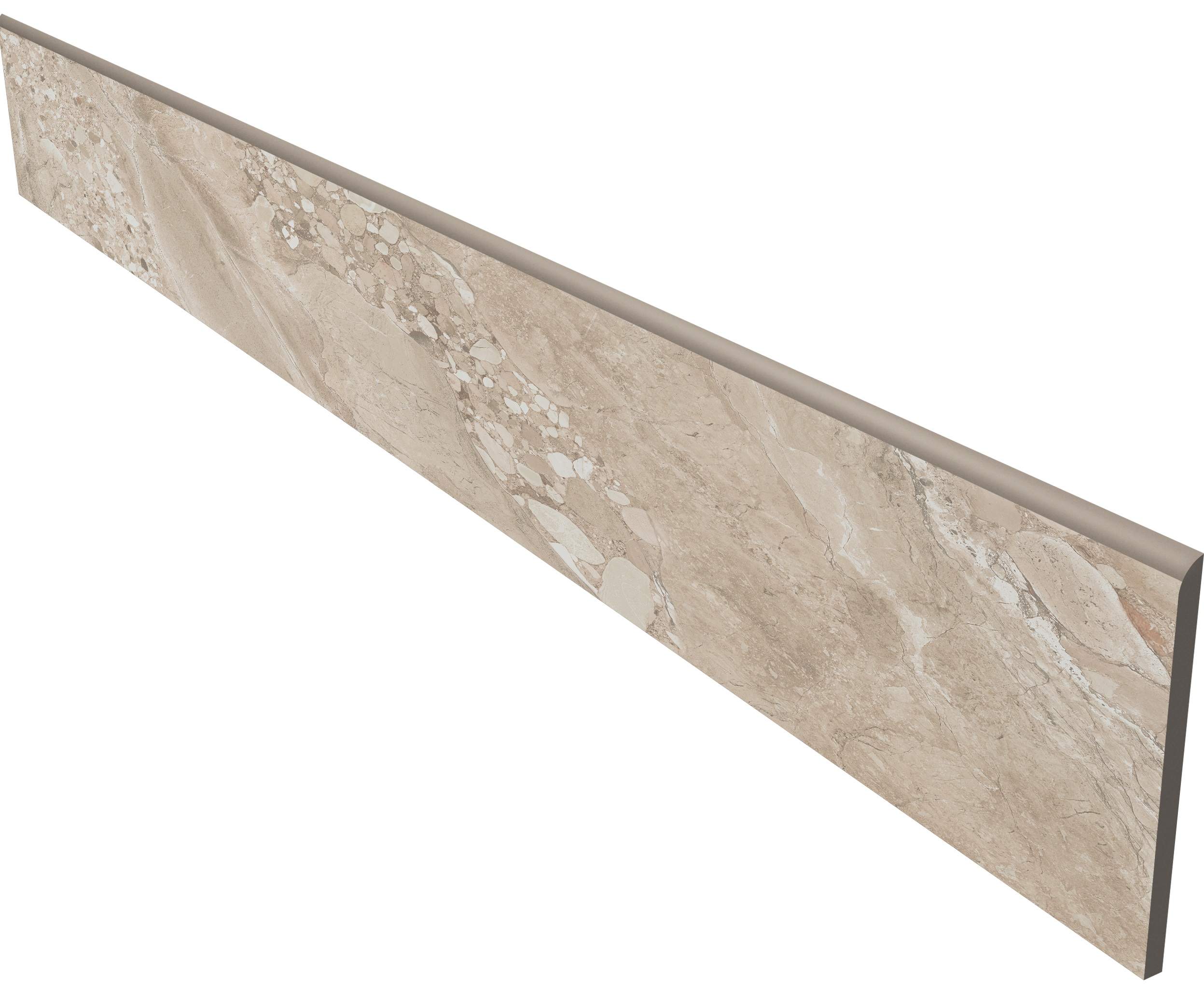 Плинтус Oceanmist Beige 70x600 полированный OM02 фото