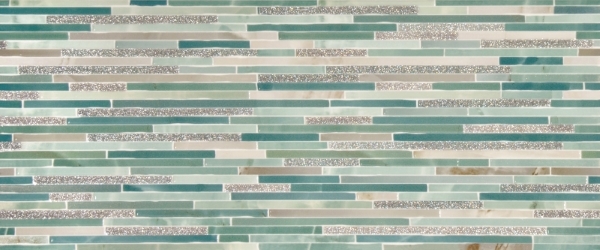 Декор Capri turquoise decor 01 250x600 зеленый 010300000181 фото