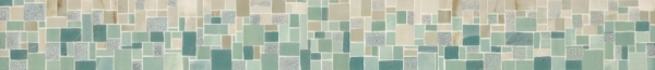 Бордюр Capri turquoise border 01 65x600 зеленый 010200000088 фото