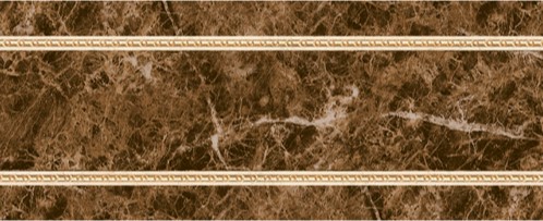 Бордюр настенный Crema Marfil Zocalo Oka 100x250 коричневый фото