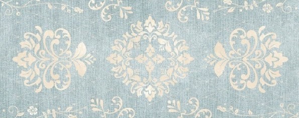 Плитка настенная Victorian Décor 280x700 голубая фото
