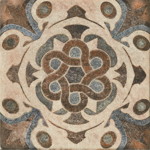 Плитка напольная Elba Decor mix 250x250 многоцветная фото