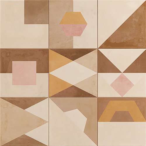 Плитка настенная Epica Beige Ornato 200x200 бежевая фото