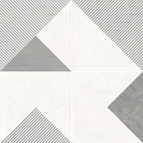 Керамогранит Metafor Décor Gris 500x500 серая фото