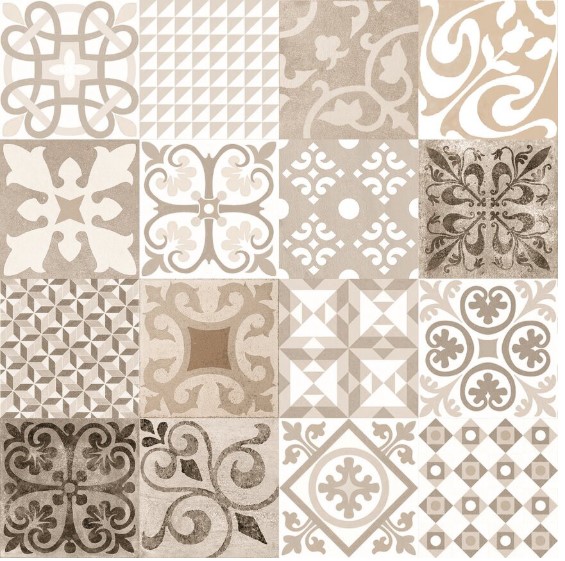 Плитка настенная Teramo Decor Birs 600x600 бежевая Плитка настенная Teramo Decor Birs 600x600 бежевая фото