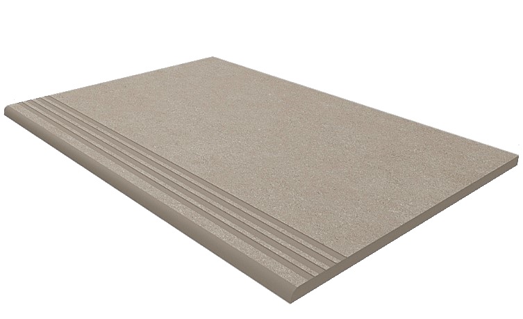 Ступень Terra Beige 300x1200 неполированная с насечками TE01 фото
