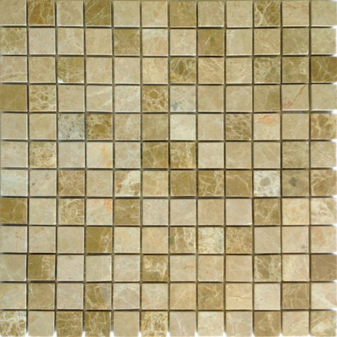 Мозаика Emperador Light 298x298x4 (23x23) полированная бежевая Мозаика Emperador Light 298x298x4 (23x23) полированная бежевая фото