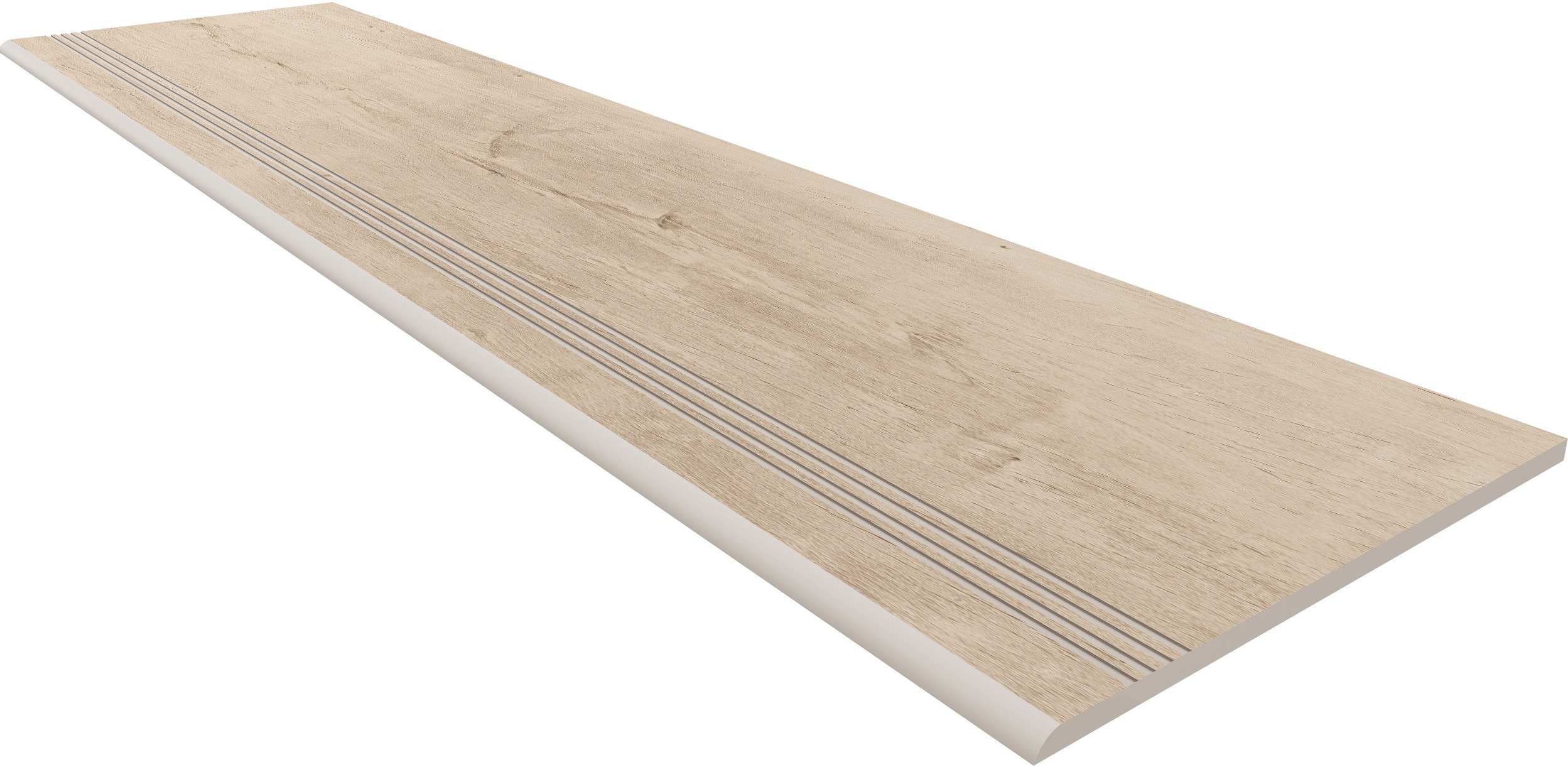 Ступень Soft Wood Creamy 300x1200 неполированная с насечками SF02 фото
