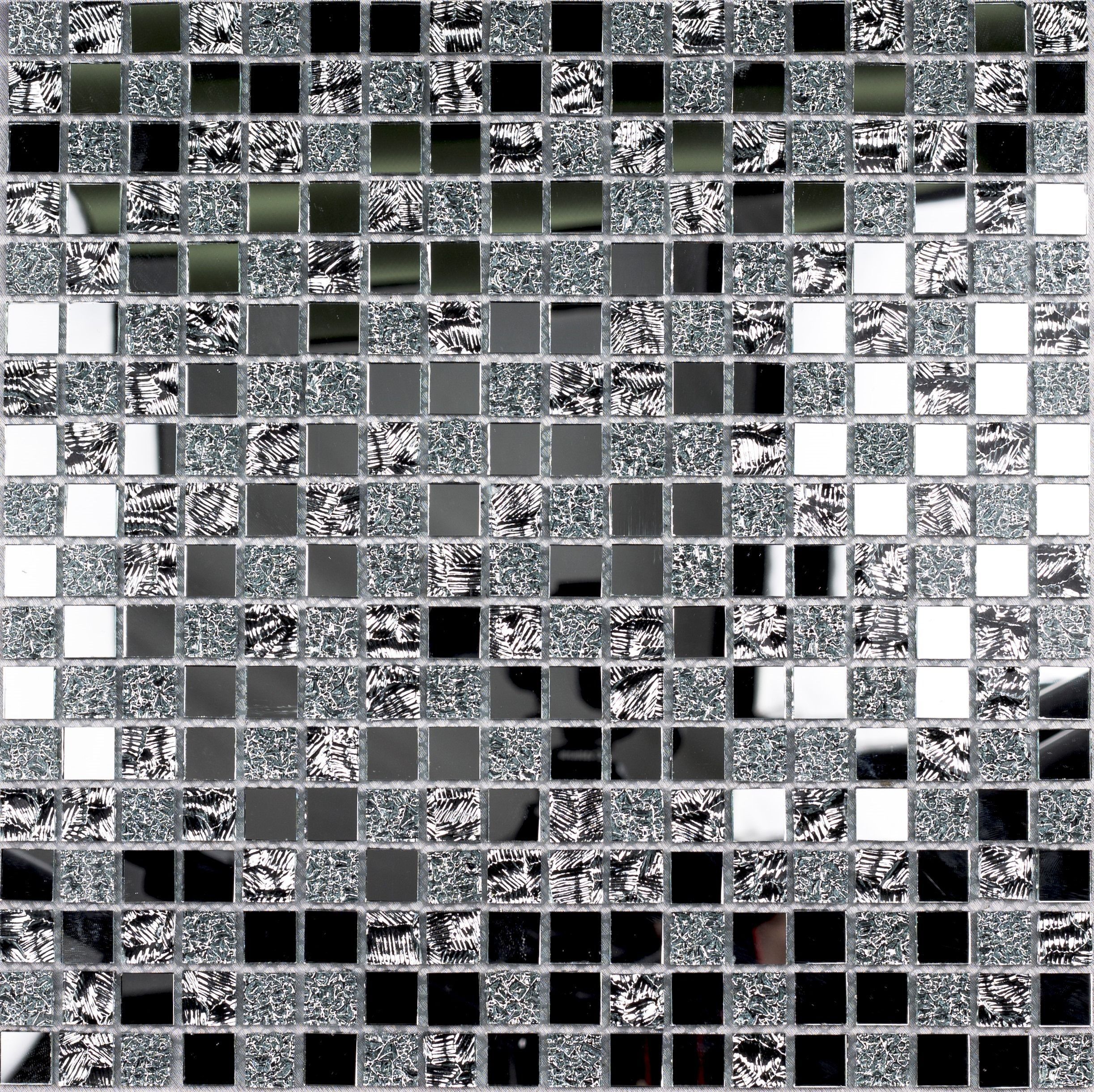 Мозаика Bonаparte Mirror 300x300 серая фото