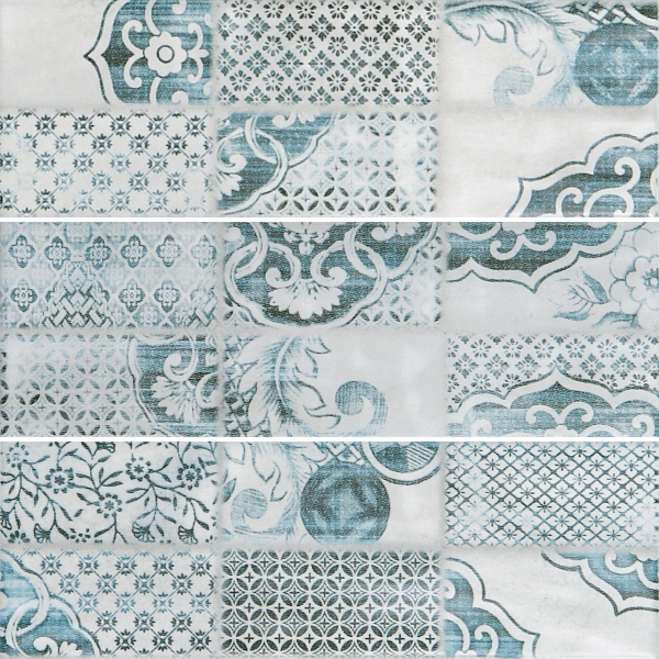 Плитка настенная Caspian grey wall 02 100x300 серая 010101004540 фото