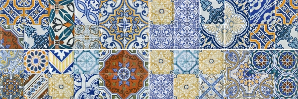 Плитка настенная Provenza multi wall 02 100x300 синяя 010101004625 фото