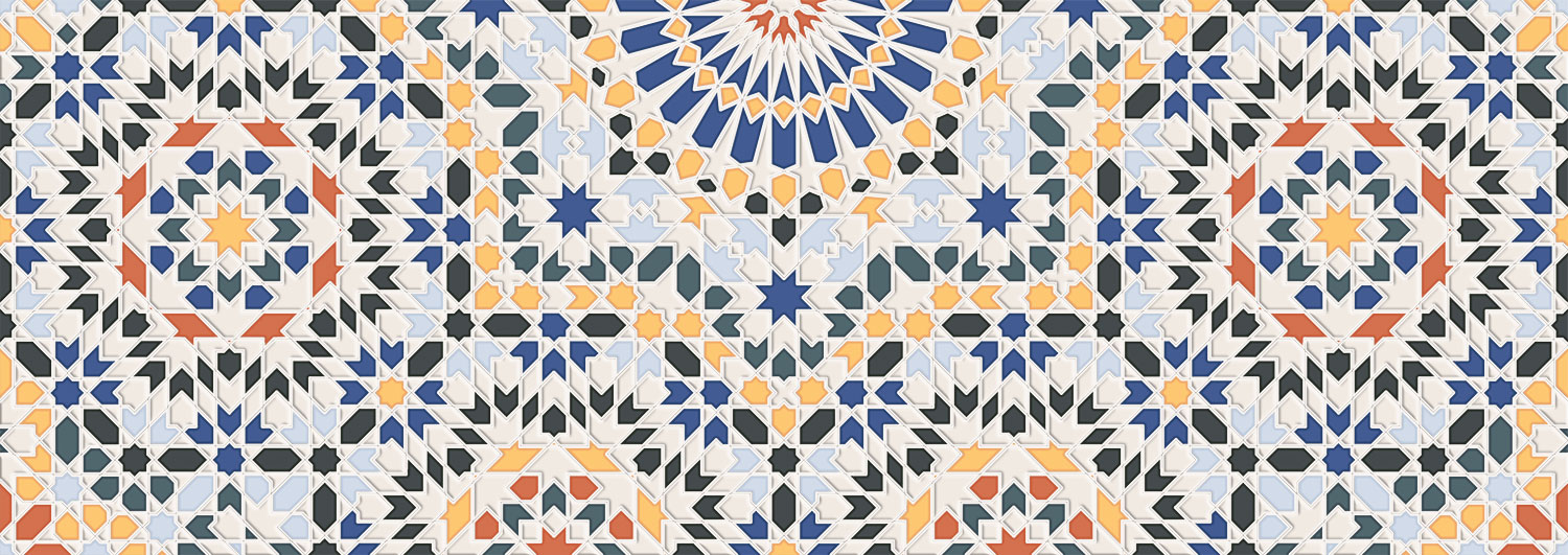 Плитка настенная Menara Decor 251x709 синяя фото